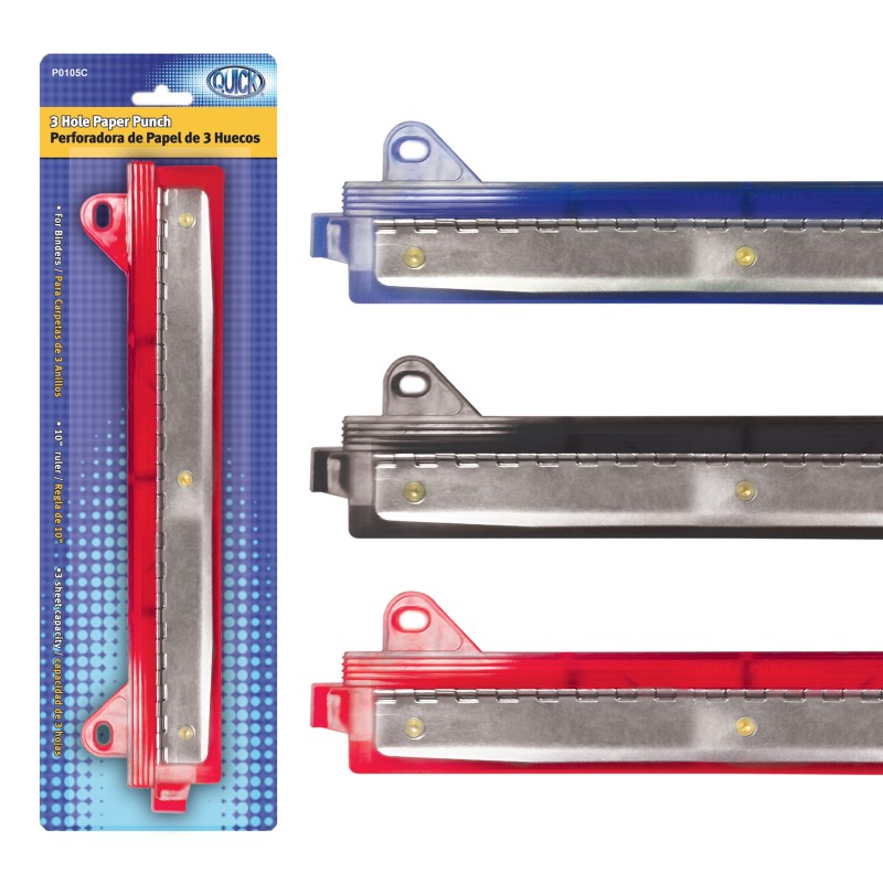 3 Hole Paper Punch, portable
